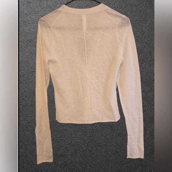 SKIMS Cream Button Down Cardigan - Picture 2 of 5